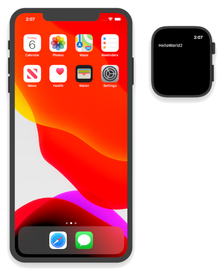 Apple Watch Hello World 簡単なwatchアプリ作成